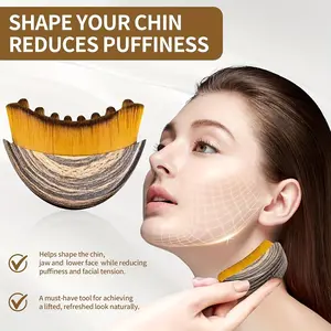 2pcs Manual Lymphatic Cleansing Brush | Suitable for Sensitive Skin and Lymphedema, Lymphatic Drainage Tool, Oval Shape with Bristle Design, Easy to Use, Made of Plastic