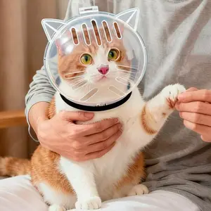 Cat Space Cover Bite-Proof Protective Cover Cat Space Cover for Bathing, Nail Trimming, Grooming, and Preventing Fights Scratch and Lick Protection Pet Elizabeth Collar