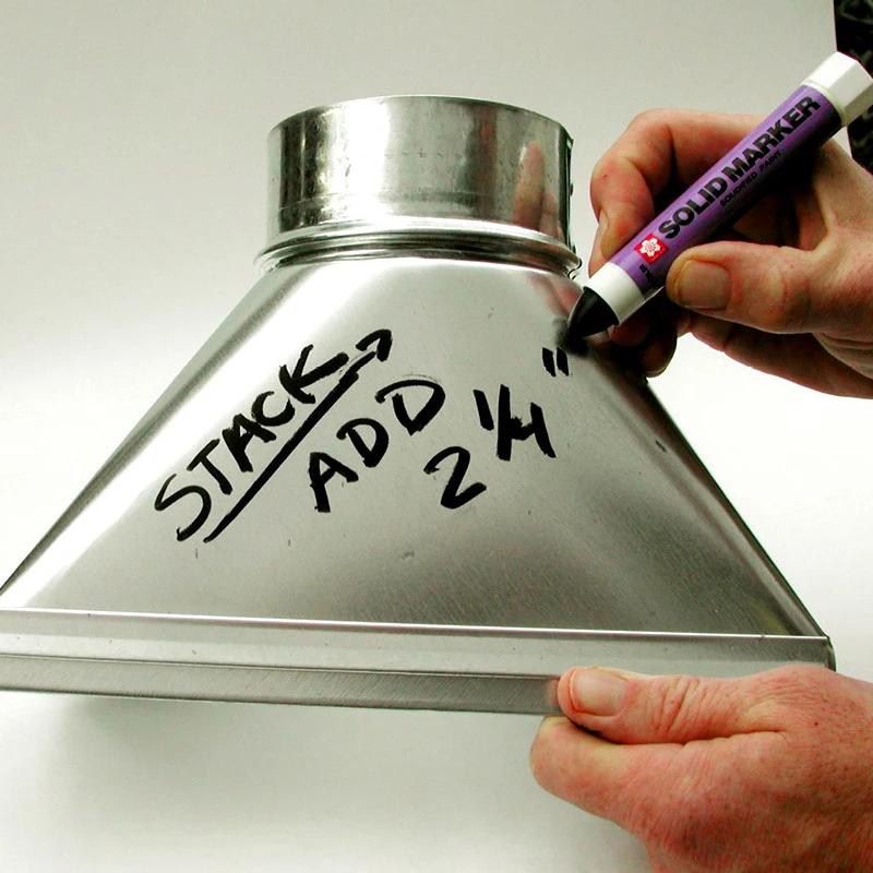 Waterproof Solid Paint Marker Pen Permanent Industrial Marker for Metal Tire High Temp | Computers & Office Equipment