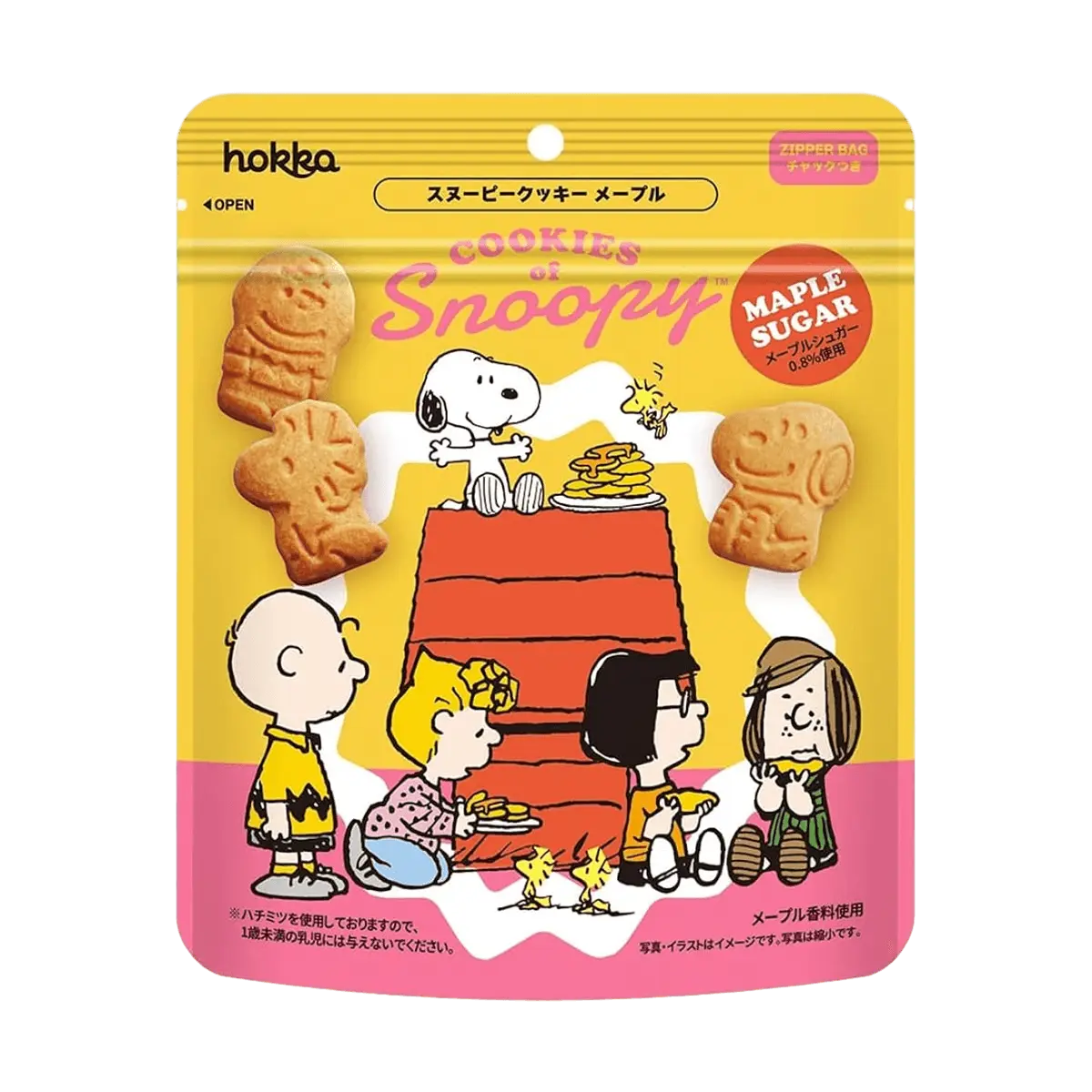 HOKKA Snoopy Maple Cookies - Authentic Japanese Baked Snacks, 55g HOKKA Snoopy Maple Cookies - Authentic Japanese Baked Snacks, 55g