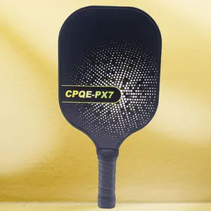 The CPQE PX7 "Yellow" Mid-Grade Honeycomb Pickleball Paddle for Beginners