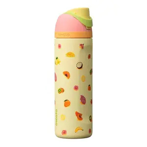 Owala FreeSip 32OZ Water Bottle Fruit Pattern Special Edition Yellow Gift