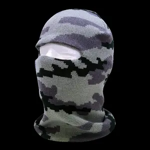 212 MAIN Acrylic Knitted Balaclava Pet Hat for Dogs & Cats, Balaclava Tactical Camo Skull Cap, 1-Visibility Hole Outdoor Sports Mask, Rapid Dominance 8033-URB, 1 Size Fits Most, Skull Caps