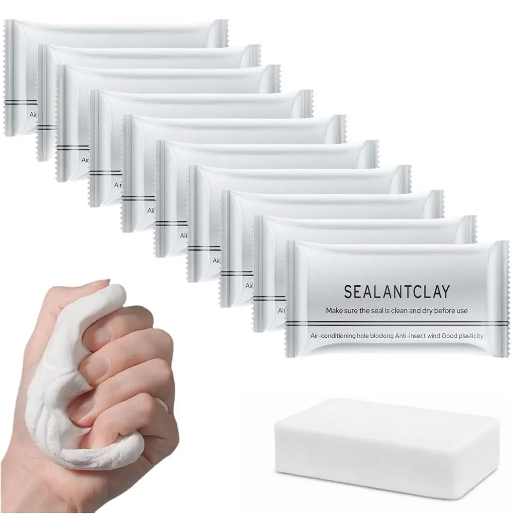 Reusable Waterproof Wall Hole Putty, Multi-Functional Sealant Clay for Duct Gaps(10PCS)