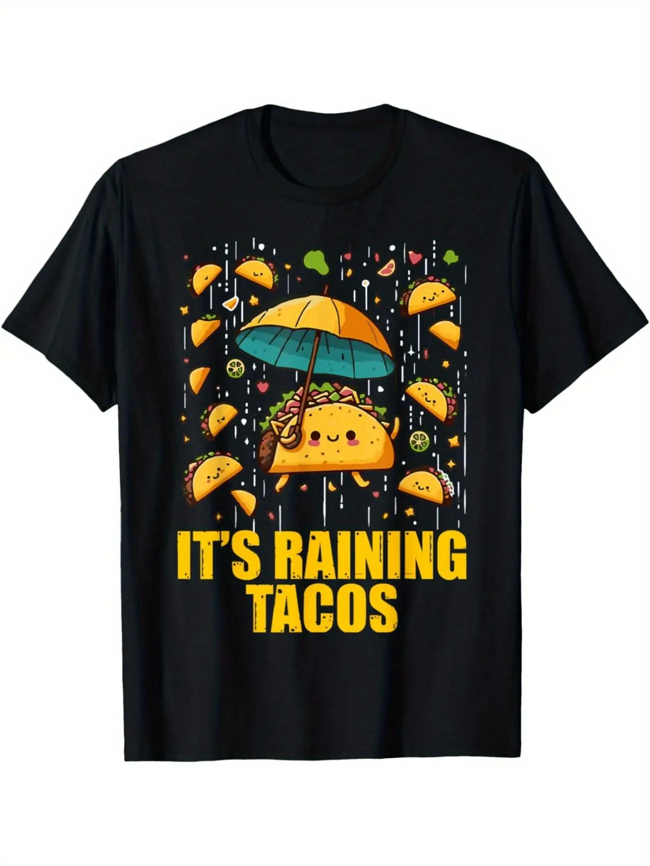 Summer t Shirts It'S Raining Tacos Funny Taco Lovers Wen Men T-Shirt