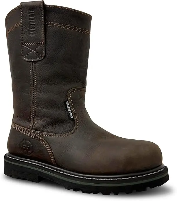 Ever Boots Wellington – Waterproof Steel Toe Work Boots for Ultimate Protection and Comfort Boy Footwear Walking Shoes Closed Walking Shoes Closed