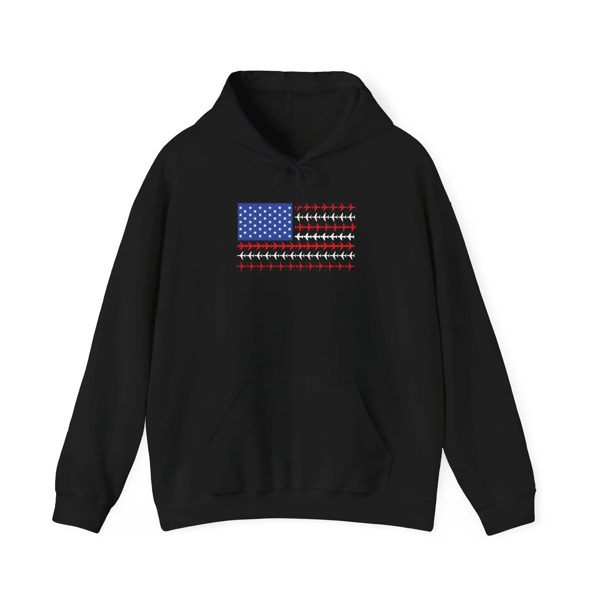 Airplanes American Flag Aviation Flying Lovers Hoodie, Airplane Fans Women Men Christmas Gifts Aviation Lovers Hoodie