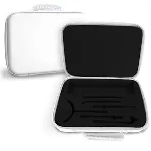 Premium Travel Case forWands - Shock Resistant Waterproof Zipper Closure - Compact 13x9x3 inch Storage for 6 Wands & Base Handle