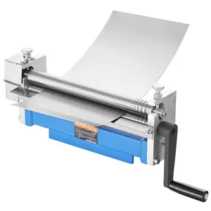 【Summervibes】VEVOR Slip Roll Machine, 12.6 inches Forming Width in 20 Gauge Capacity, Sheet Metal Slip Roller Rolling Bending Machine, with 2 Detachable Rollers for Low Carbon Steel Copper Aluminum Alloy Sheet, Sheet Metal Bender