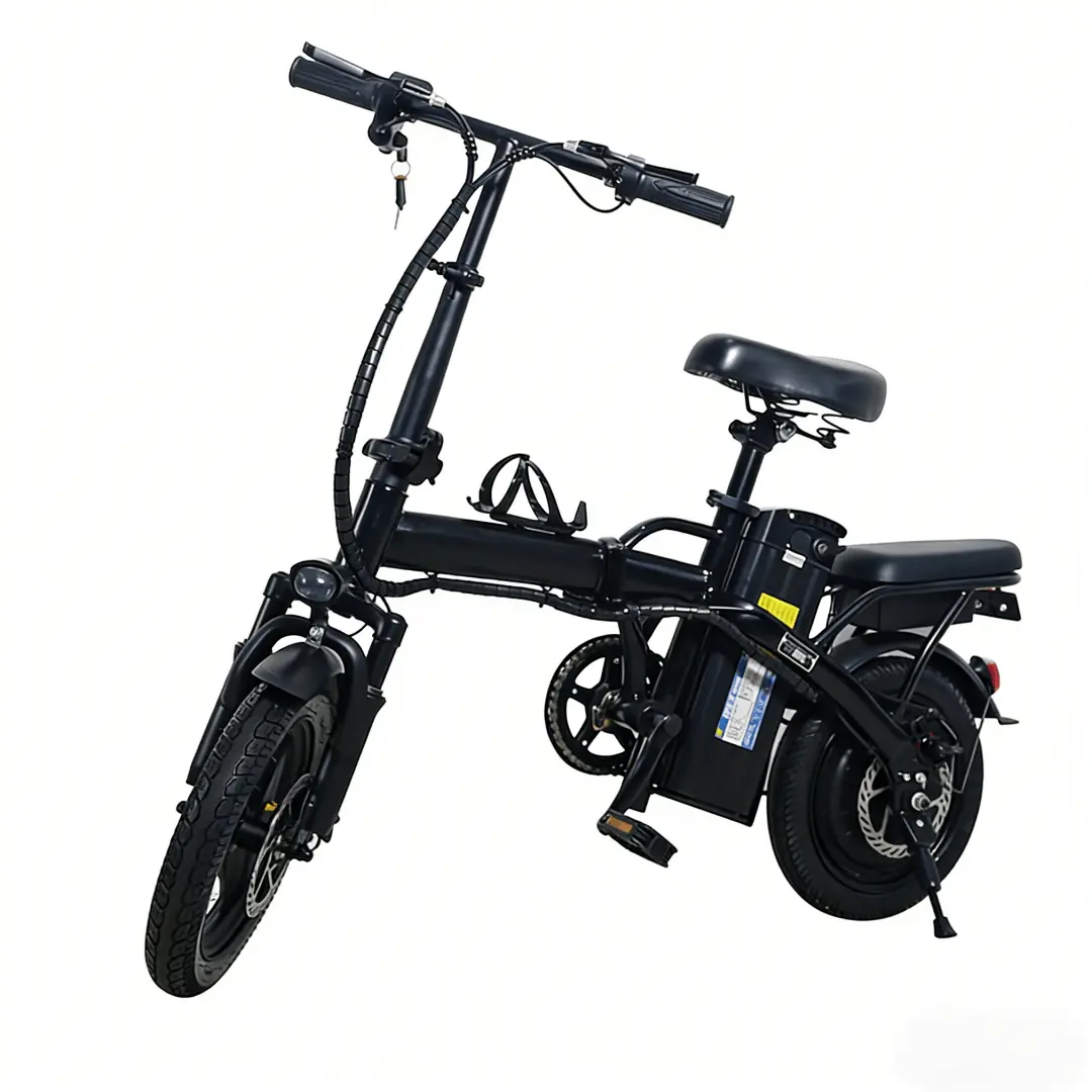 S6 Folding Electric Bicycle for Adults|48V/15AH Batter | 3-Speed | 22MPH |Pure electric range: 12 miles| Pedal-assist range: over 25 miles|Urban Commuter disc brake Dual Foldable Seat Adult ebikes