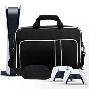 For PS5 Travel Case for PS5 bag Protective Case Suitable for PS5 Disc/Digital Edition Console, Controllers, Game Cards, Headset portable travel bag