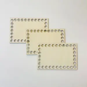 Wooden Bases- 6x4 inch (10mm holes)