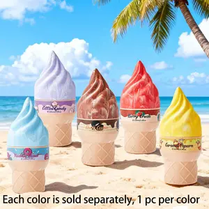 Cute Ice Cream Shape Eau de Perfume Gift Box, Rich Strawberry and Cookie Scent, Holiday Dessert Scents, Perfect for Dessert Lovers, Christmas Valentine's Day Gift