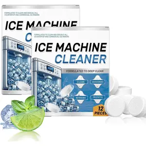 Ice Machine Cleaner Maker Descaler - 24 Clean Tablets for Ice Makers