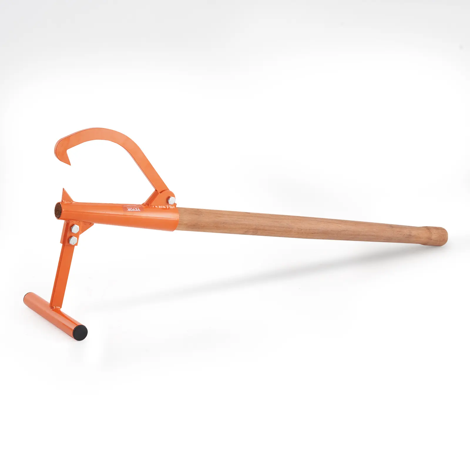 【summerfinds】VEVOR Timberjack, 46.5 in, Heavy Duty Log Lifter with Wooden Handle, Log Roller with Adjustable Cant Hook, Logging Tools Log Jack for Logs Ups to 15" Dia, Timber Jack for Rolling Cutting Lifting Logs