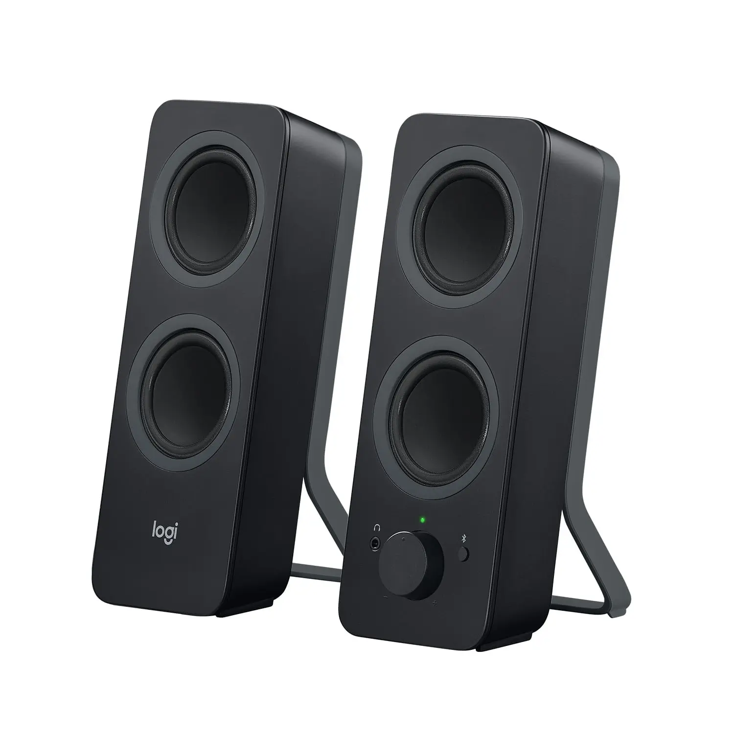 Logitech - Z207 2.0 Bluetooth Stereo Computer Speakers (2-Piece) - Black