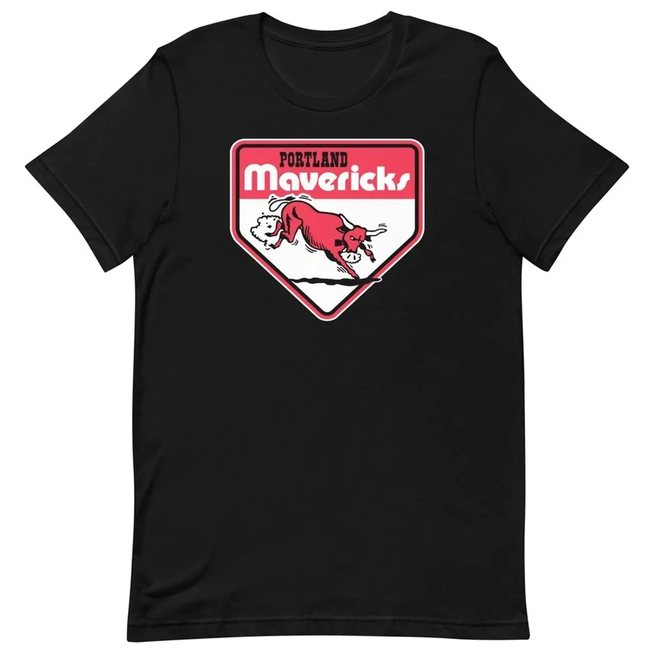 Portland Mavericks Baseball Black Graphic Tee Shirt Unisex t-shirt R