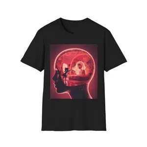 Inner World Illustration T-Shirt | Brain Anatomy Surreal Art - Original Graphic Art created by seller