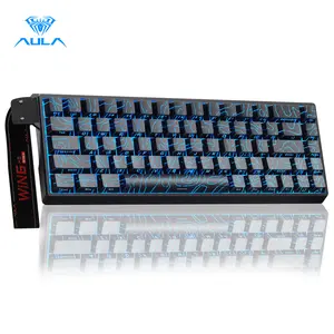 【NEW】AULA WIN68 HE Hall Effect Gaming Keyboard, 65% Mechanical, Fast Trigger Mode, 8000Hz Polling, RGB Wired Keyboard for Laptop & PC Gamer gaming room supplies TikTokShopfalldealsforyou