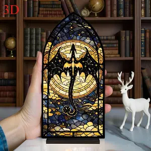 3D, Fourth Wing Book Nook, Fourth Wing Inspired Fantasy Window Nook, Book Nook, Bookish Gift, Bookish Gift ( Candles not included, The image shows the effect with lights), Modern Home Decoration, Modern Decorations, Decorative Home Ornament