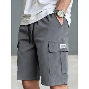 Men's Athletic Casual Work Shorts, Multi-Pocket Drawstring Elastic Waistband, Suitable for Outdoor Hiking, Daily Running & Commuting Wear | SummerVibes SummerVibes