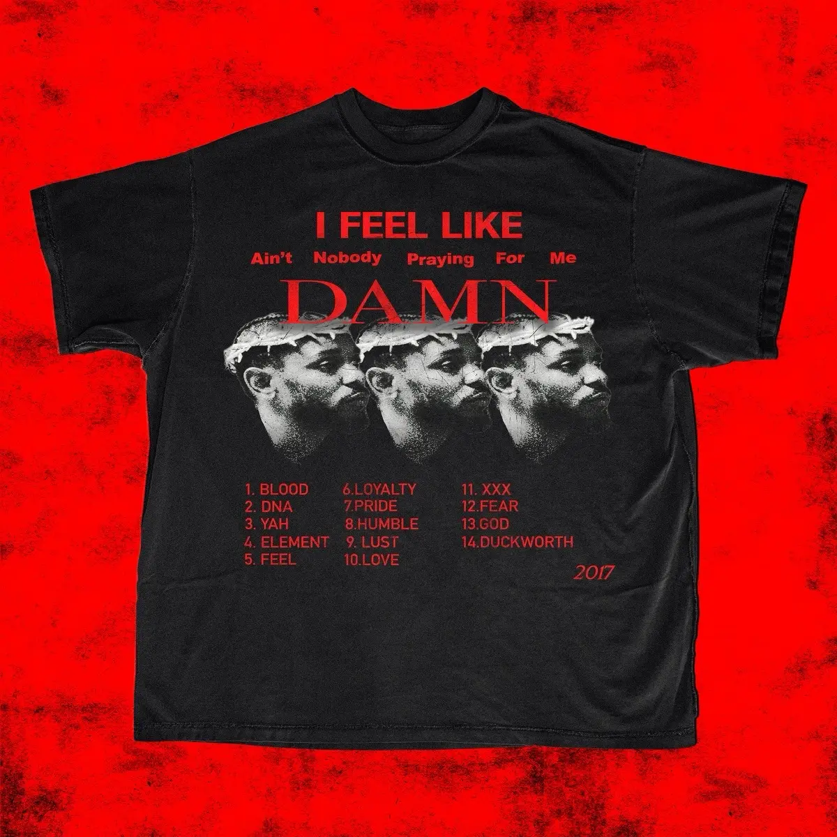 Kendrick Damn Unisex Cotton Rap T Shirt