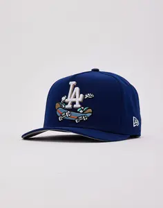 Mens New Era MLB Los Angeles Dodgers 9Fifty A-Frame Cartoon Snapback
