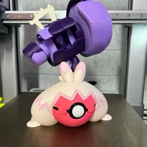 #0959 Tinkaton - Inspired 3D Printed Pokemonball- Made To Order - HQ