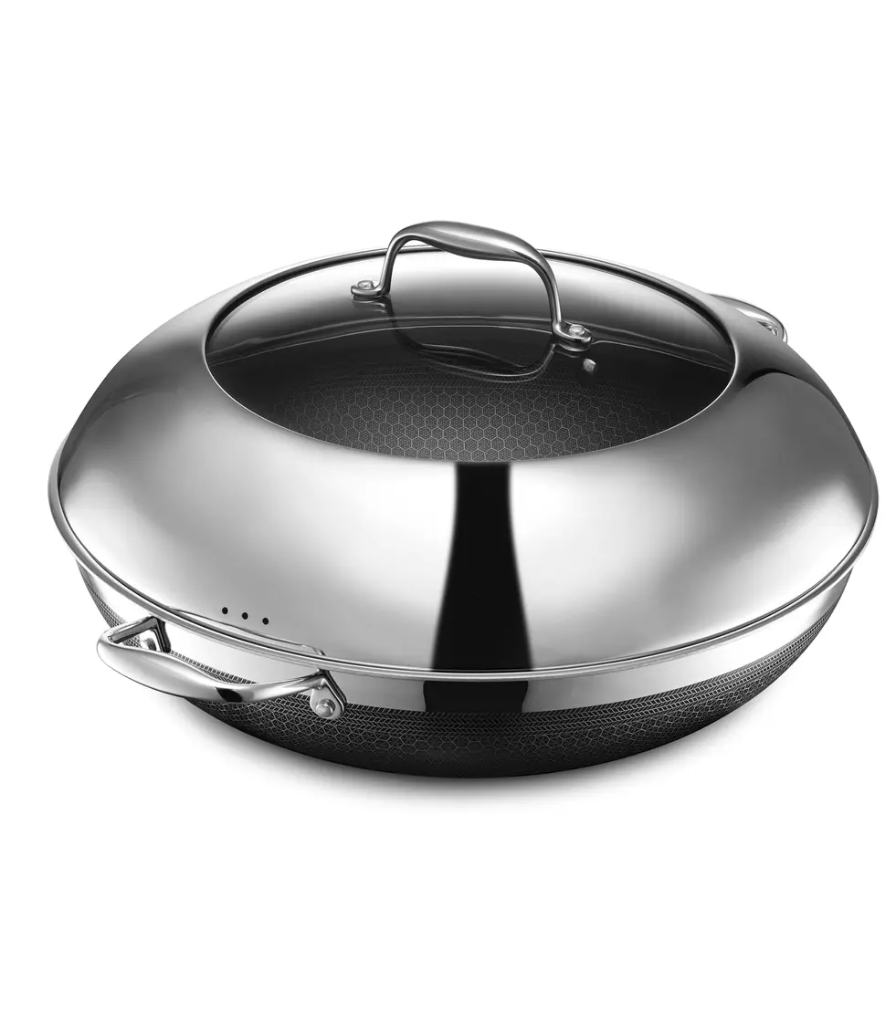 HexClad Hybrid Wok with Lid HexClad Hybrid Wok with Lid