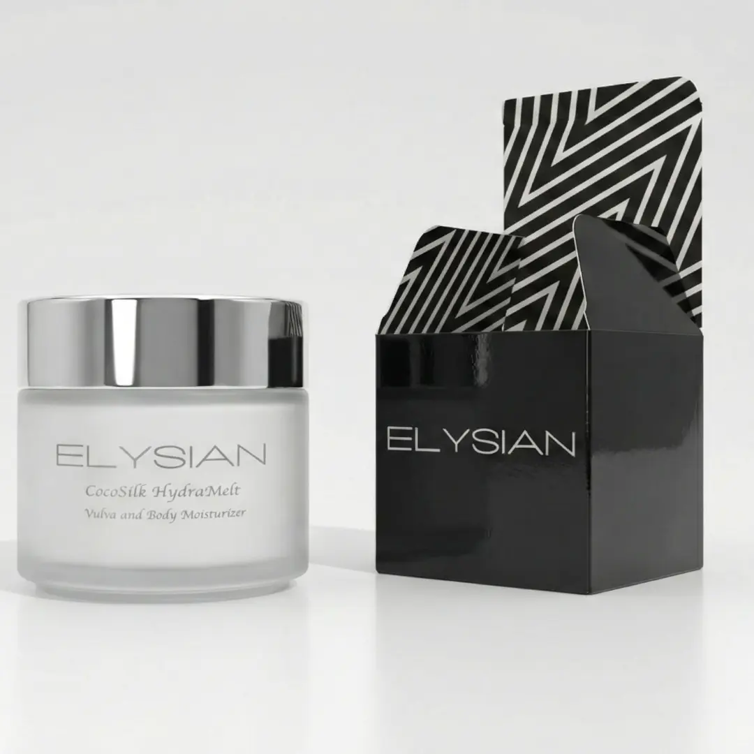 Elysian Cocosilk HydraMelt Intimate Balm 50g - Hydrating Nourishing Daily Moisturizer for Dry Feminine Skin with Hyaluronic Acid and Probiotics