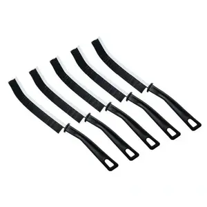 Crevice Cleaning Brush, 5 Counts Multifunctional Drain Cleaning Tool Hard Bristle Gap Brush, Household Kitchen Tiles Window Crevice Cleaning Tool