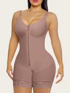 ODOV Women's Fajas Colombianas shapewear Tummy Control Butt Lifter Shaper with Zipper Crotch detachable shoulder strap Womenswear Curve Hugging Compression body shapewear faja fajas body shaper