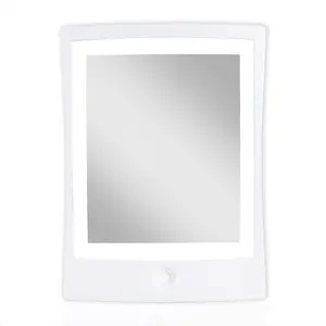 Fogless Lighted Shower Mirror with Mount & Rechargeable