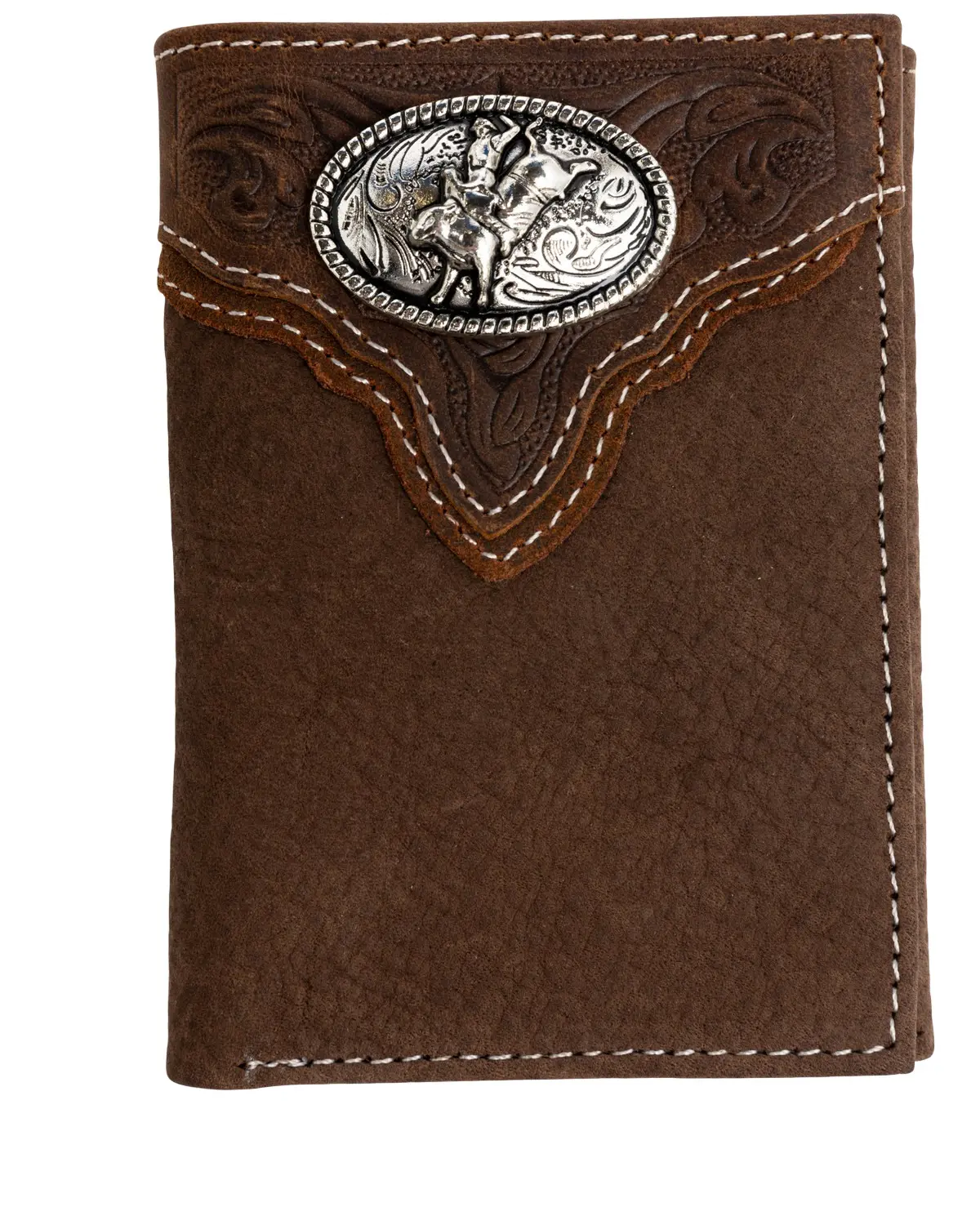 Cody James Men's Men'S Boot Stitch Longhorn Tri-Fold Leather Wallet - Cjaho19wt17 Cody James Men's Men'S Boot Stitch Longhorn Tri-Fold Leather Wallet - Cjaho19wt17