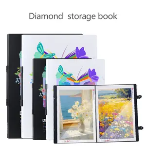 1PC 4K/A2 Diamond Painting A3 Art Folder Storage Book For Diamond Painting Accessories With 30 Inner Page Protective Sleeves (42.5 X 30.3cm) (56 X 41.5cm)