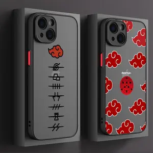 Anime Black Edge Shell Phone Case for Apple IPhone17 16 15 14 13 12 11 17Air Plus Pro Promax Samsung Galaxy S26 S25 S24 S23 S22