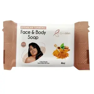 3 pcs byenblan Savon Tumeric soap set Body Care Turmeric Daily Hygiene Products