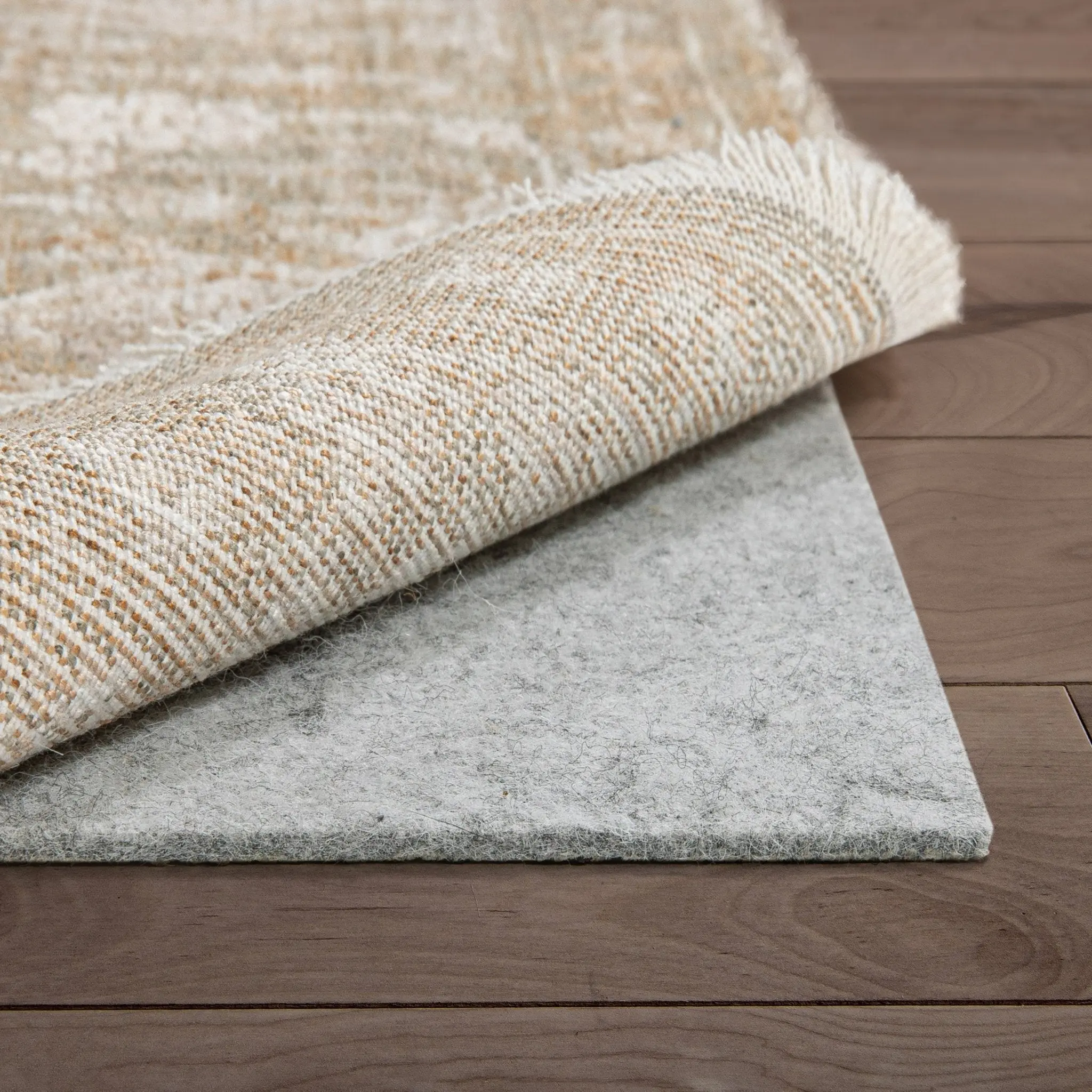 Premium Felt Non-Slip Rug Pad – 1/4” Thick Cushion – Trim to Fit, Protects Floors, Ships Fast