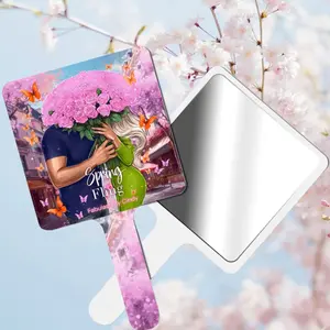 Spring Fling Hand Held Mirror