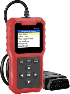 V315 OBD2 Scanner – Code Reader, Check Engine Tool, Voltage Test, 1996+ Cars