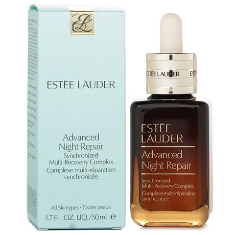 ESTÉE LAUDER Advanced Night Repair Synchronized Multi-Recovery Complex Facial Serum, 50ml/1.7oz, Radiant Repair, Anti-Wrinkle Firming, Acne-Safe, All-Skin Friendly, Firm & Smoother, All Skin Types