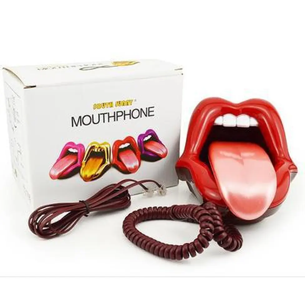 Telephone Sexy Red Lip Phone Fashion Big Mouth Phone Red Lip Love Phone 2025 Does not apply
