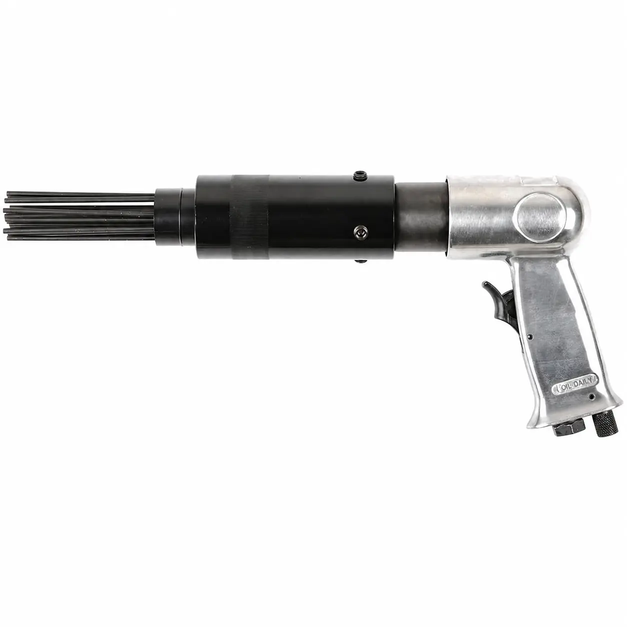 Air Needle Scaler with 19 Hardened Steel Needles, 4500BPM Pneumatic Rust Remover, 1/4" Inlet, 10CFM, Heavy Duty Pistol Grip Needle Gun for Rust, Paint, and Slag Removal, 90 PSI Air Tool