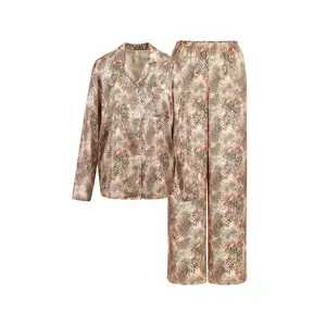 WOVEN SHINE LONG SLEEP SET | SAND MINI MULTI ANIMAL