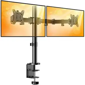 Dual Monitor Stand for 13'' to 32'' Fully Adjustable Monitor Mount Stand Fits up to 17.6 lbs per Arm