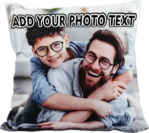 Custom Throw-Pillow with Photo Personalized Pillowcase All Over Printed Pillow Custom Double-Sided Picture Pillow