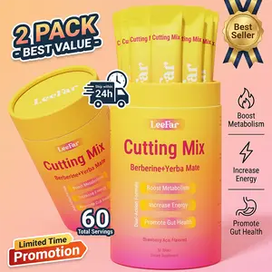 LeeFar Cutting Drink Mix -I Strawberry Acai Flavor - 30 Servings