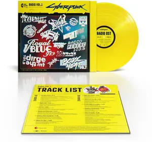 Various Artists - Cyberpunk 2077 Radio 1 (Various Artists)  [VINYL RECORD - LP] Clear Vinyl, Yellow