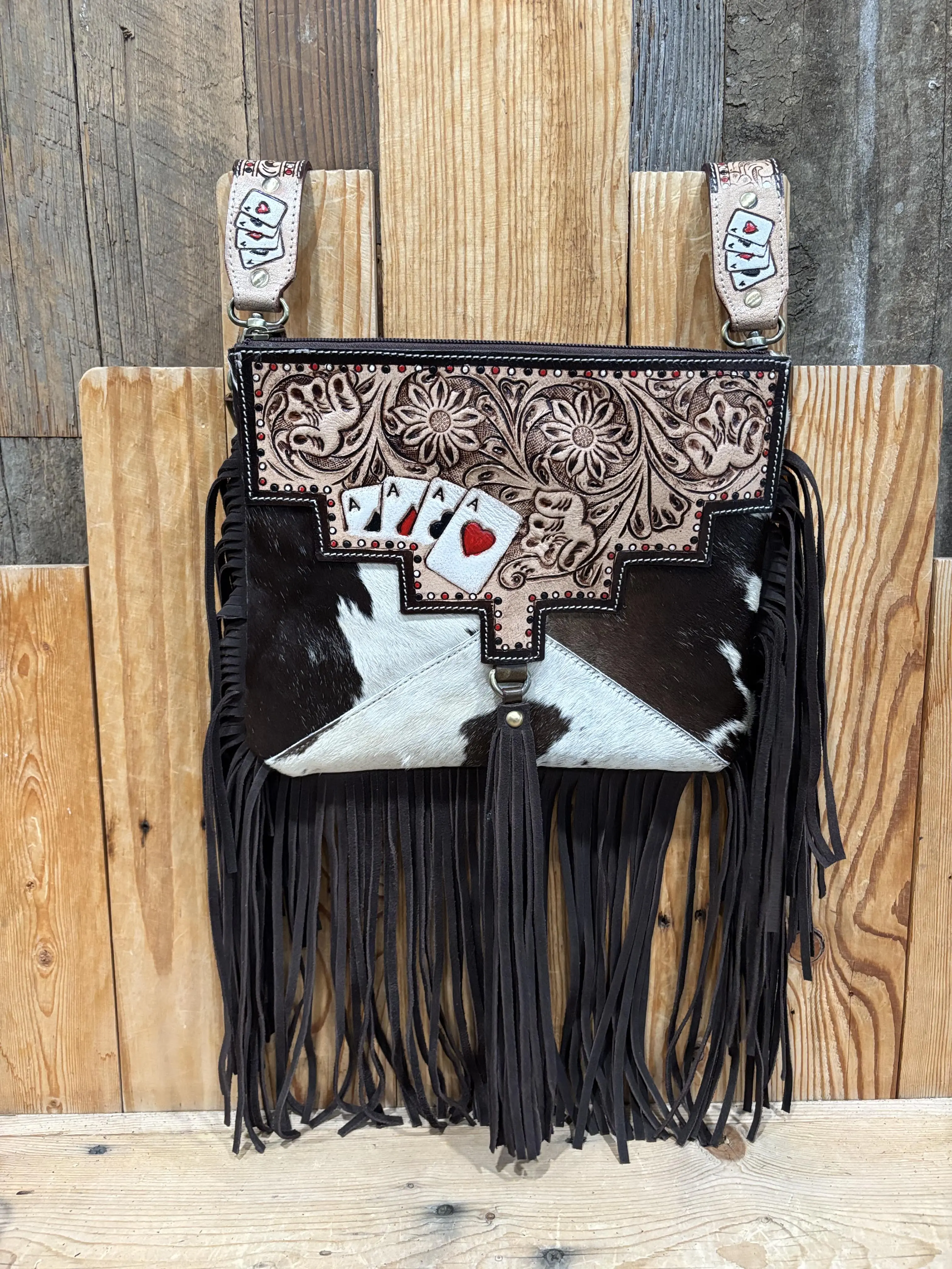 Aces Tooled Crossbody!