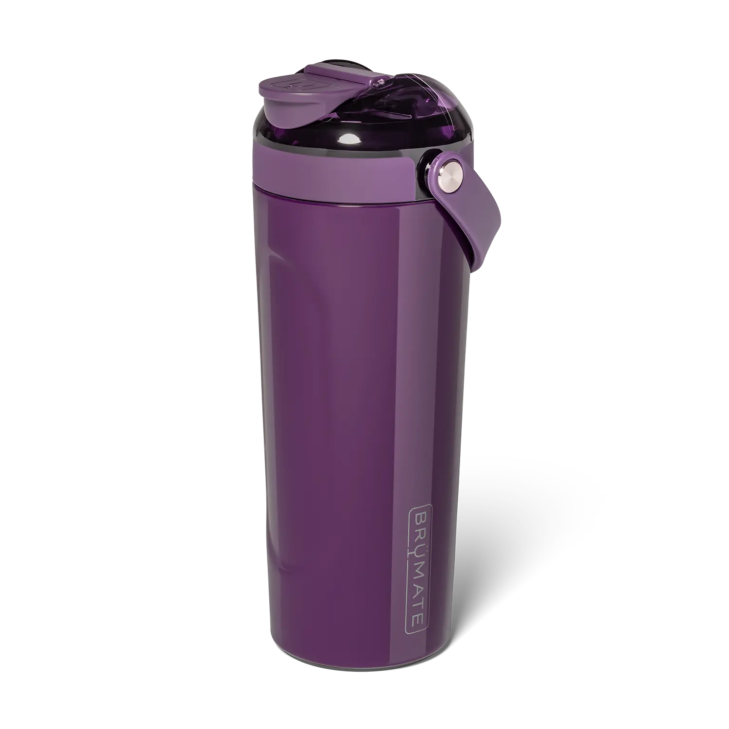BrüMate MultiShaker 25oz Shaker Bottle | Triple-Insulated Stainless Steel Fitness Shaker | Removable Agitator | Durable Soft-Grip Carry Handle | Keeps Beverages Cold 24+ Hours | Non-Slip Base